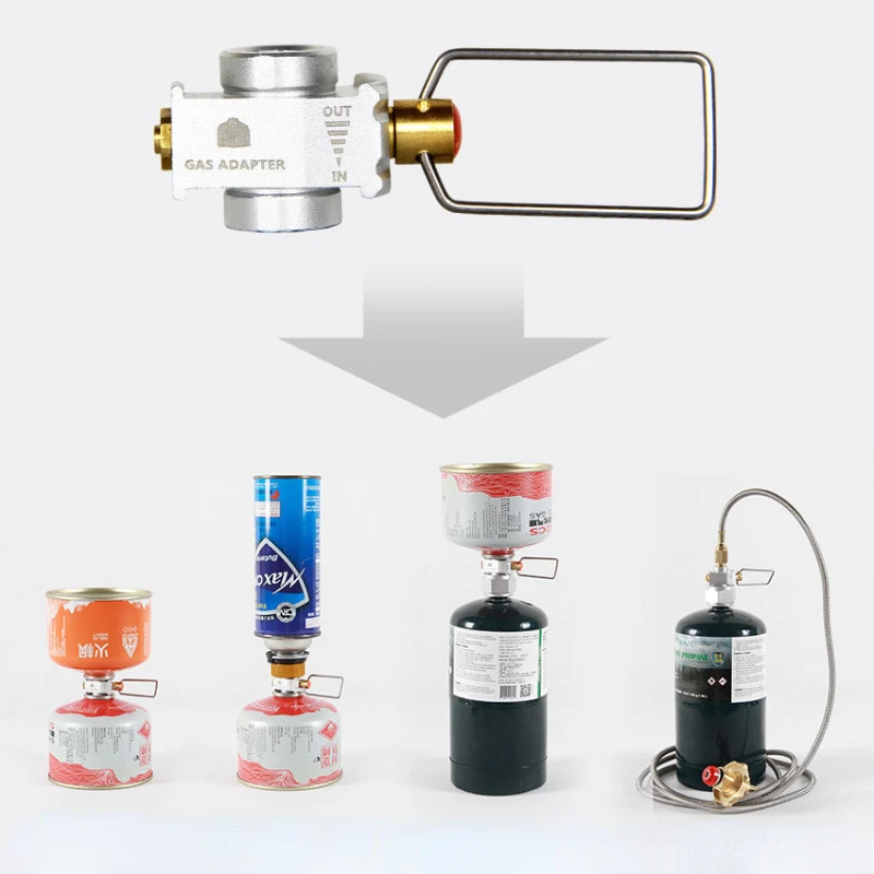 Camping Cooking Light - Adattatore di ricarica del Gas del