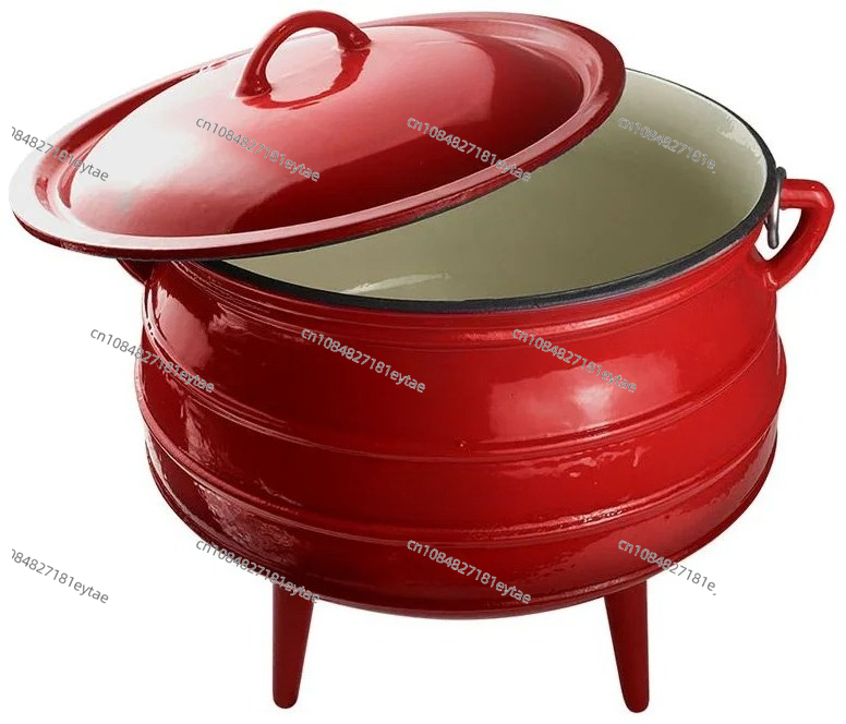 Camping Cooking Dutch Oven - Pentola Potjie in ghisa smaltata nuovissima