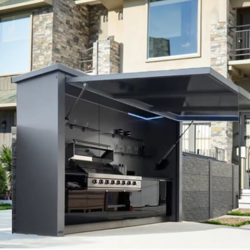 Camping Cooking Easy - Cucina da esterno modulare in acciaio