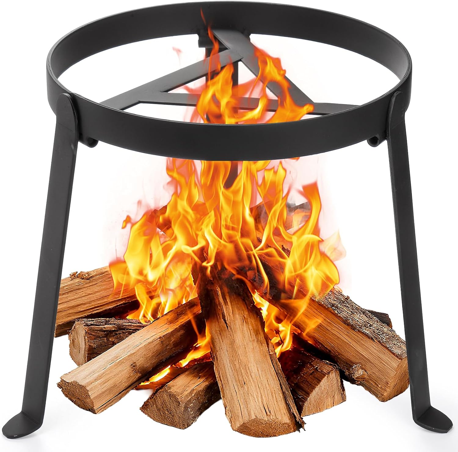 Camping Cooking Dutch Oven - Treppiede per Falò, Supporto Pieghevole per