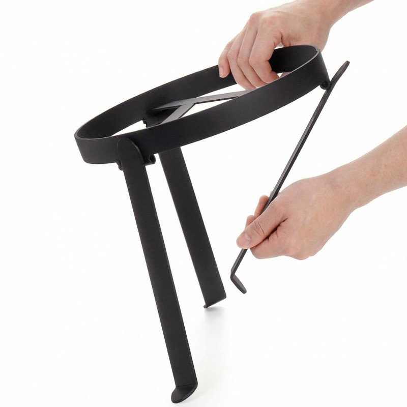 Camping Cooking Dutch Oven - Supporto Treppiede Pieghevole L71A per Campeggio