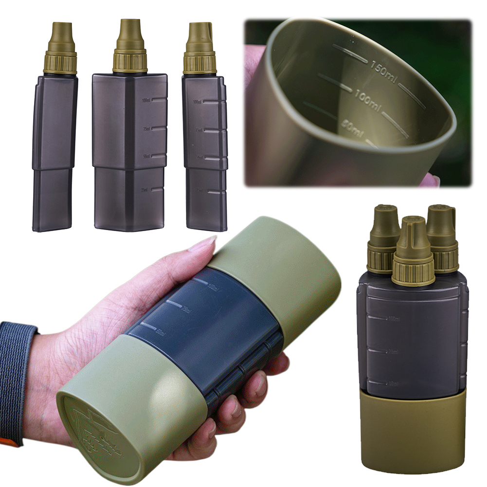 Camping Cooking And Cutlery Set - 3 in 1 bottiglia per dispenser