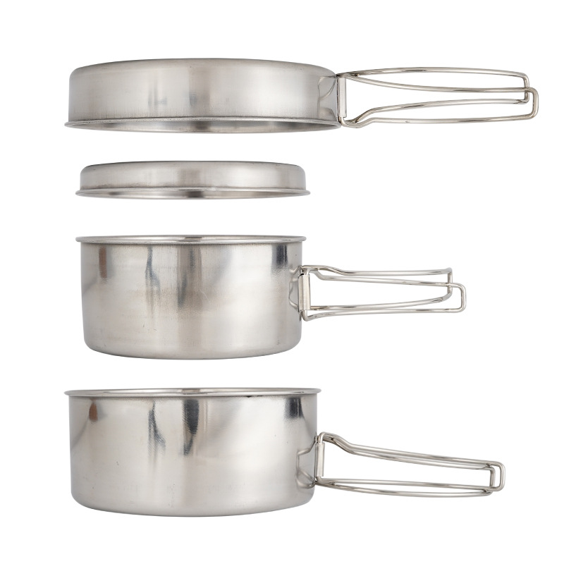 Nesting Camping Cooking Set - Set di Pentole da Campeggio CLS