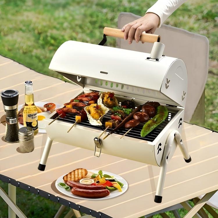 Camping Cooking Ovens - Mini Griglia BBQ Portatile a Doppio