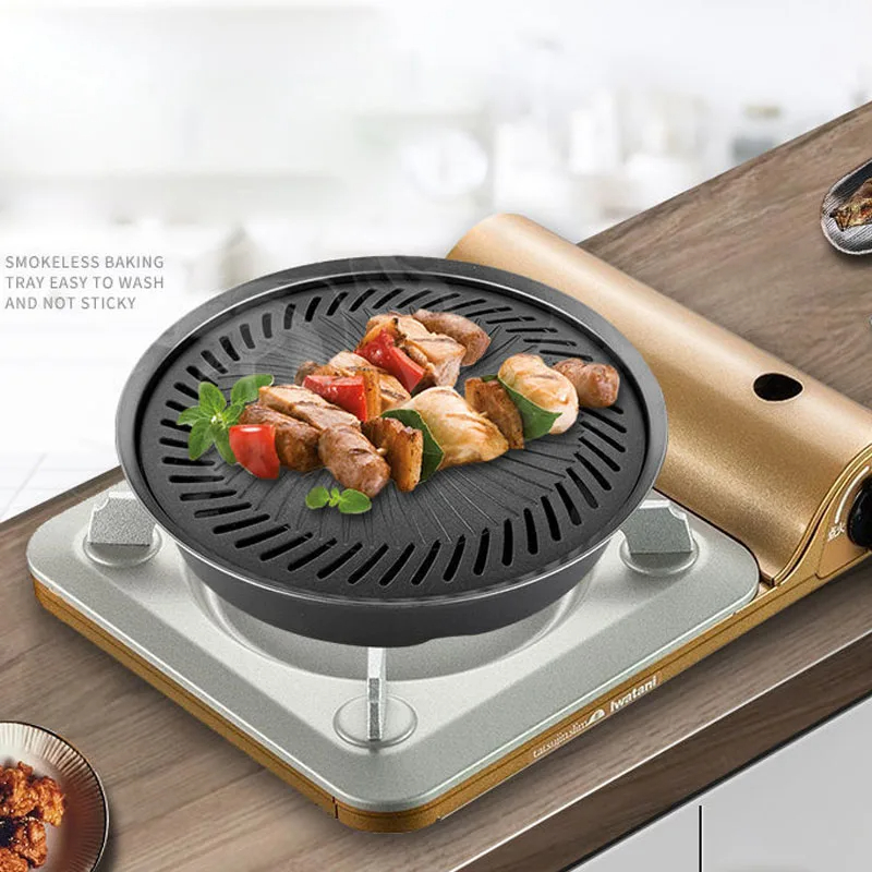 Camping Cooking Ovens - Vassoio per barbecue antiaderente coreano Cassetta