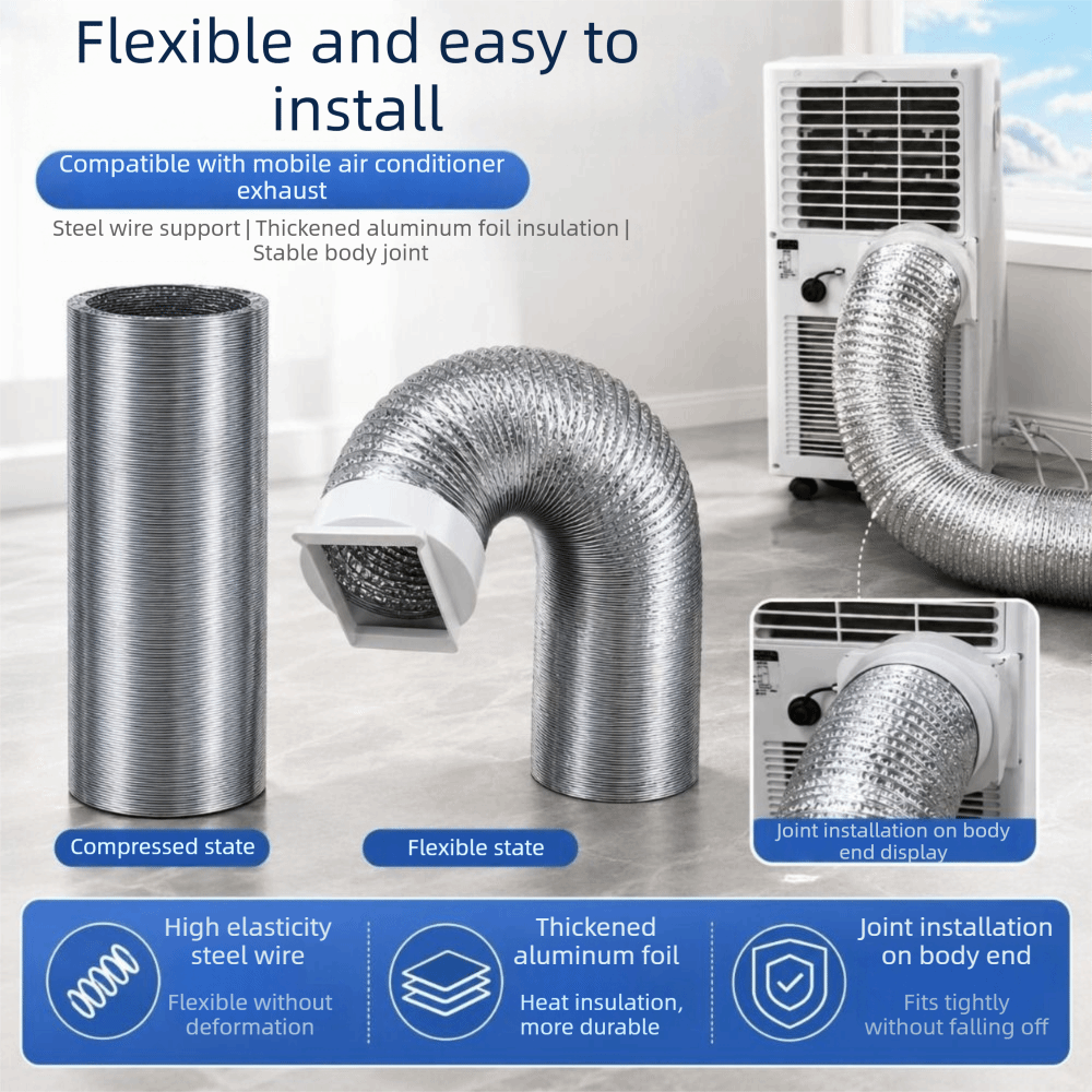 Aluminum Foil Heavy Duty - Tubo Flessibile in Alluminio per Scarico