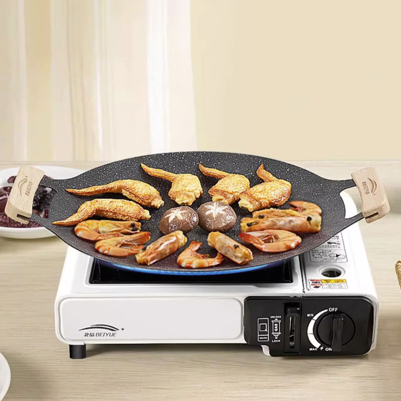 Camping Cooking And Eating - ﻿ Piastra per Barbecue da Campeggio