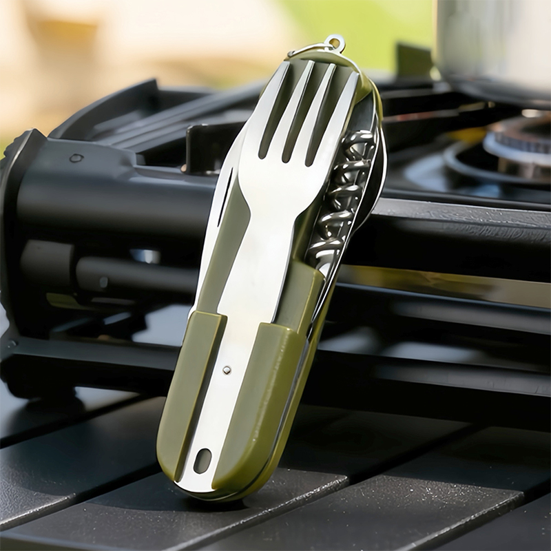 Camping Cooking And Cutlery Set - Nuovo set di posate da campeggio