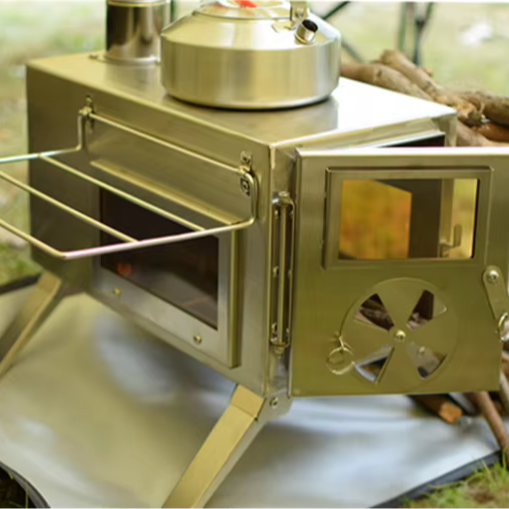 Camping Cooking Ovens - Fornello BBQ Portatile in Acciaio Inox,