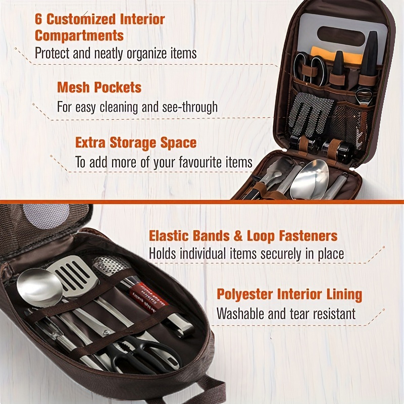 Borsa da cucina per esterni, b - Camping Cooking Equipment Bag recensione e prezzo