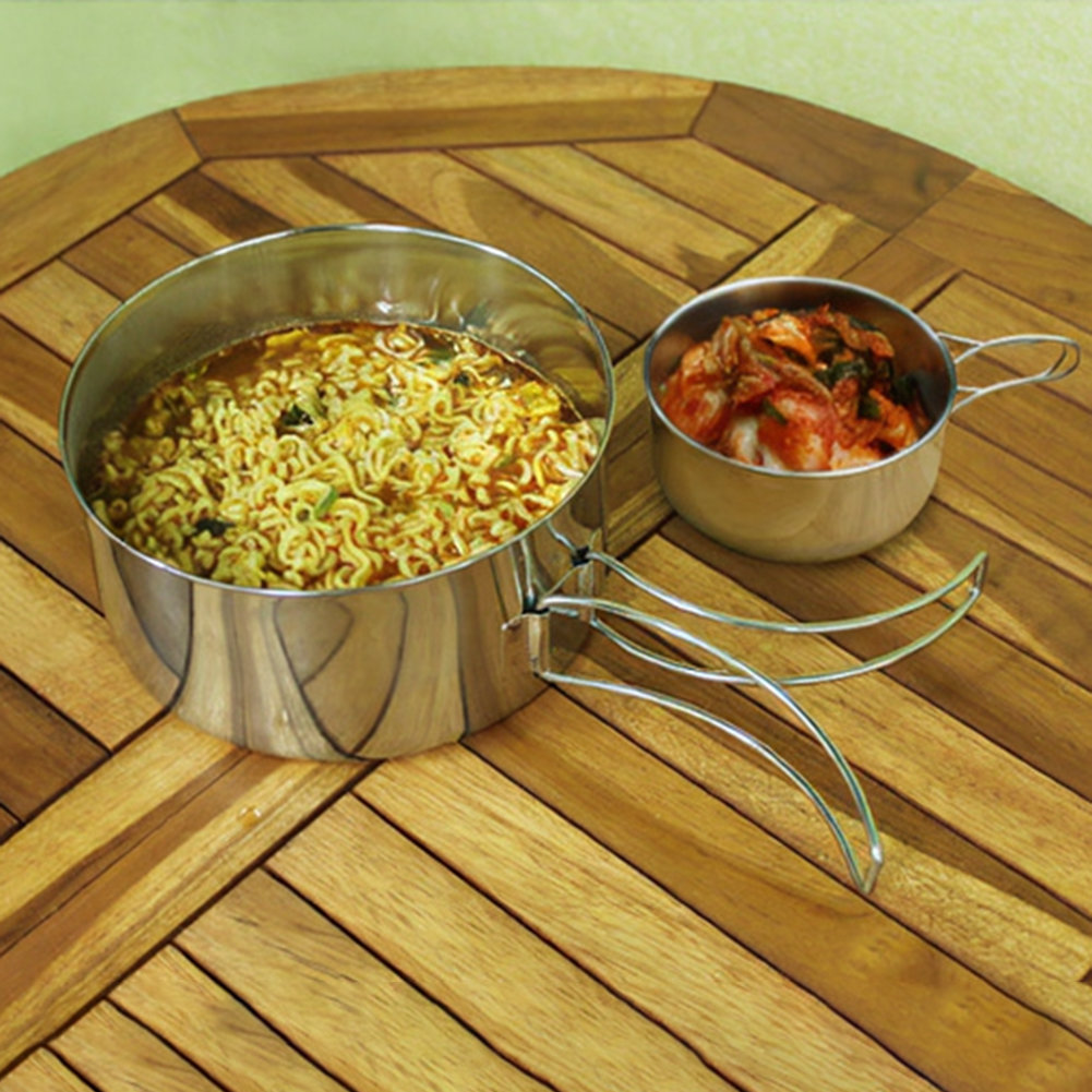 Set da cucina per esterni in a - Nesting Camping Cooking Set recensione e prezzo