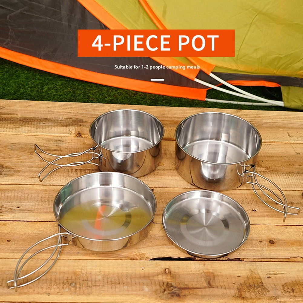 Set da cucina per esterni in a - Nesting Camping Cooking Set recensione e prezzo