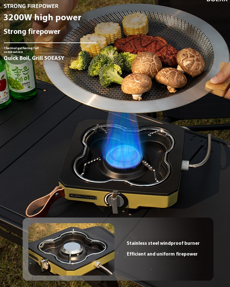 Buerk Desktop Stufa A Gas Este - Camping Cooking Propane recensione e prezzo