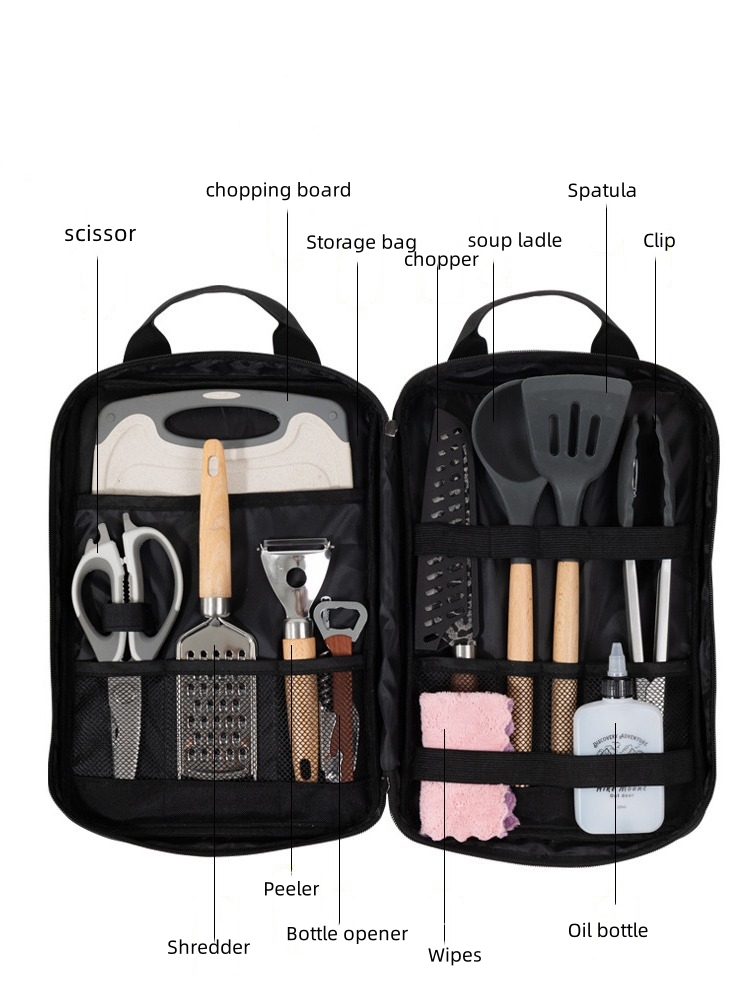Set di accessori per utensili  - Camping Cooking Utensil Bag recensione e prezzo