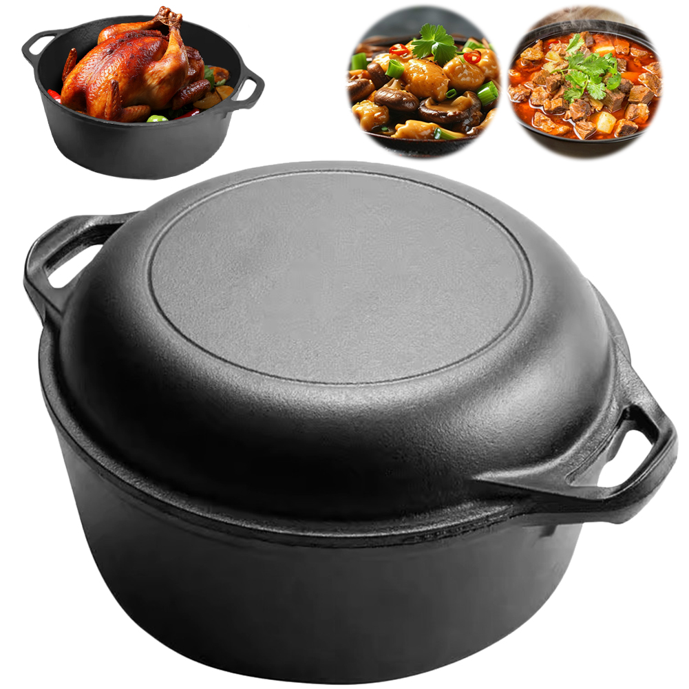 Set di Pentole 2 in 1 in Ghisa - Camping Cooking Wok recensione e prezzo