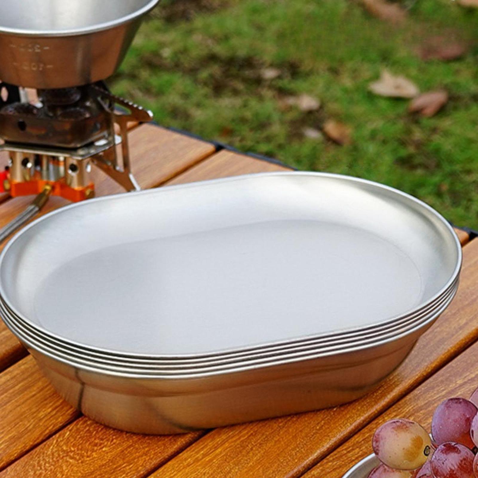 Piatto da Campeggio in Acciaio - Camping Cooking Easy recensione e prezzo