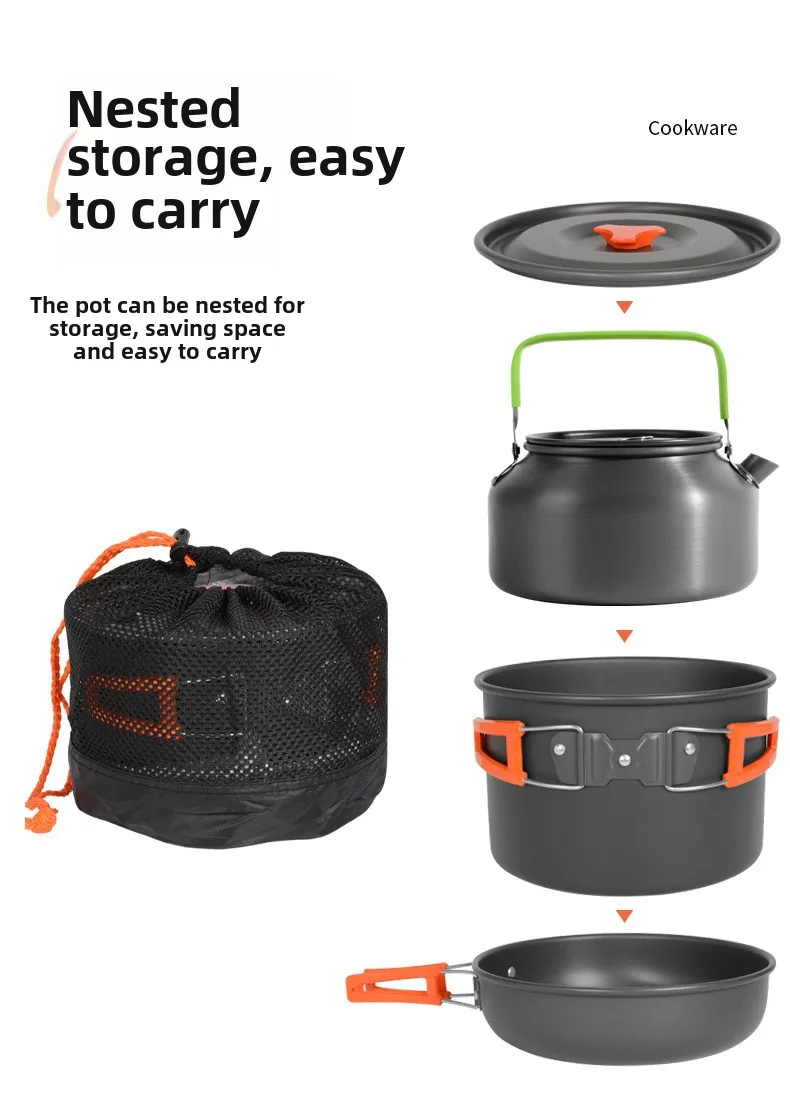 DS-308 Set da cucina da estern - Nesting Camping Cooking Set recensione e prezzo