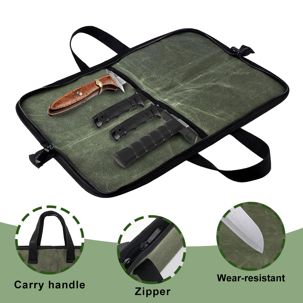 Borsa Porta Coltelli in Tela C - Camping Cooking Utensil Bag recensione e prezzo