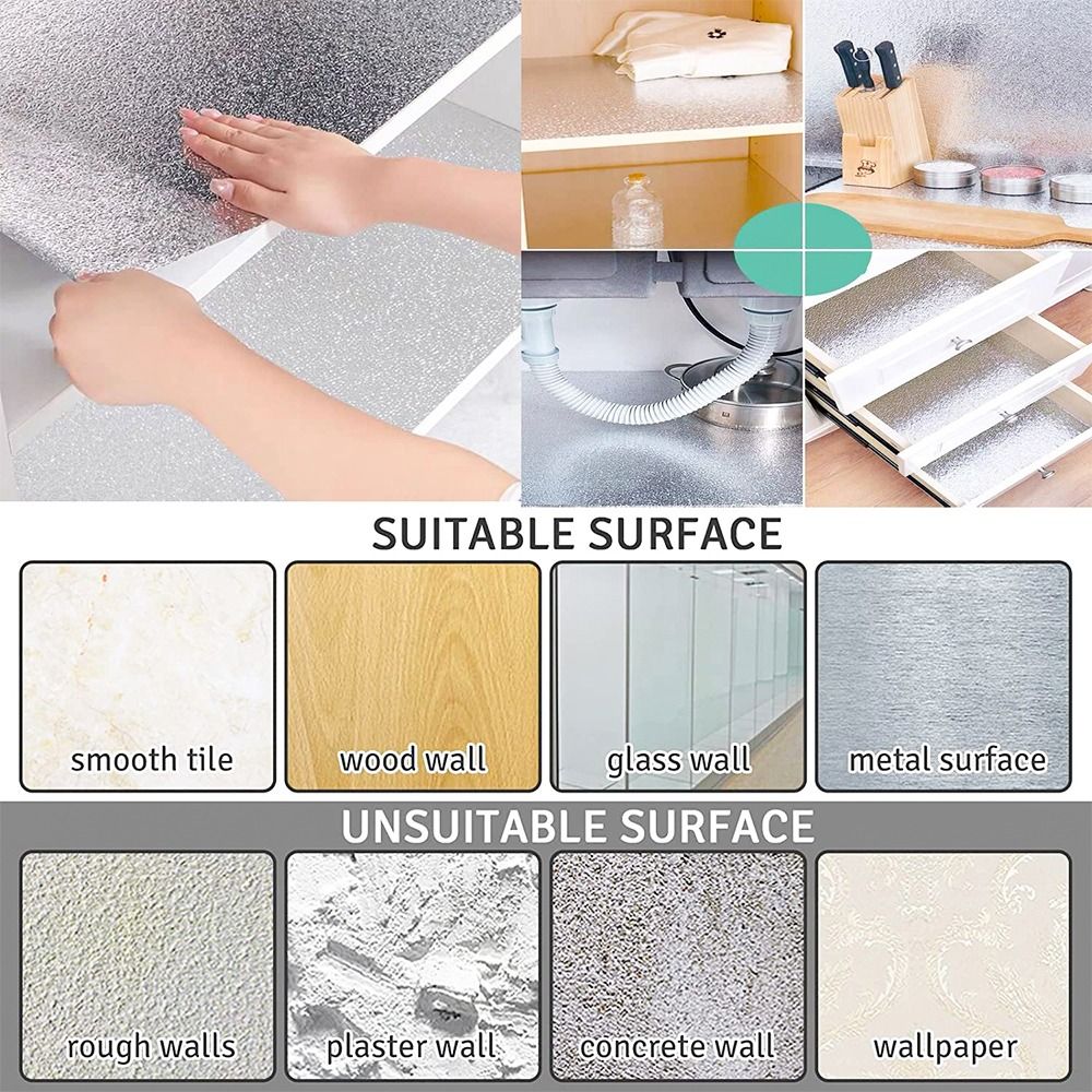 40x300 cm Adesivi autoadesivi  - Aluminum Foil Heavy Duty recensione e prezzo