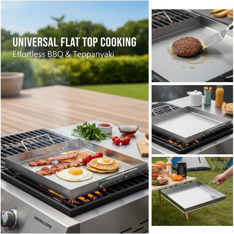 Piastra universale piatta 18x1 - Camping Cooking Wok recensione e prezzo