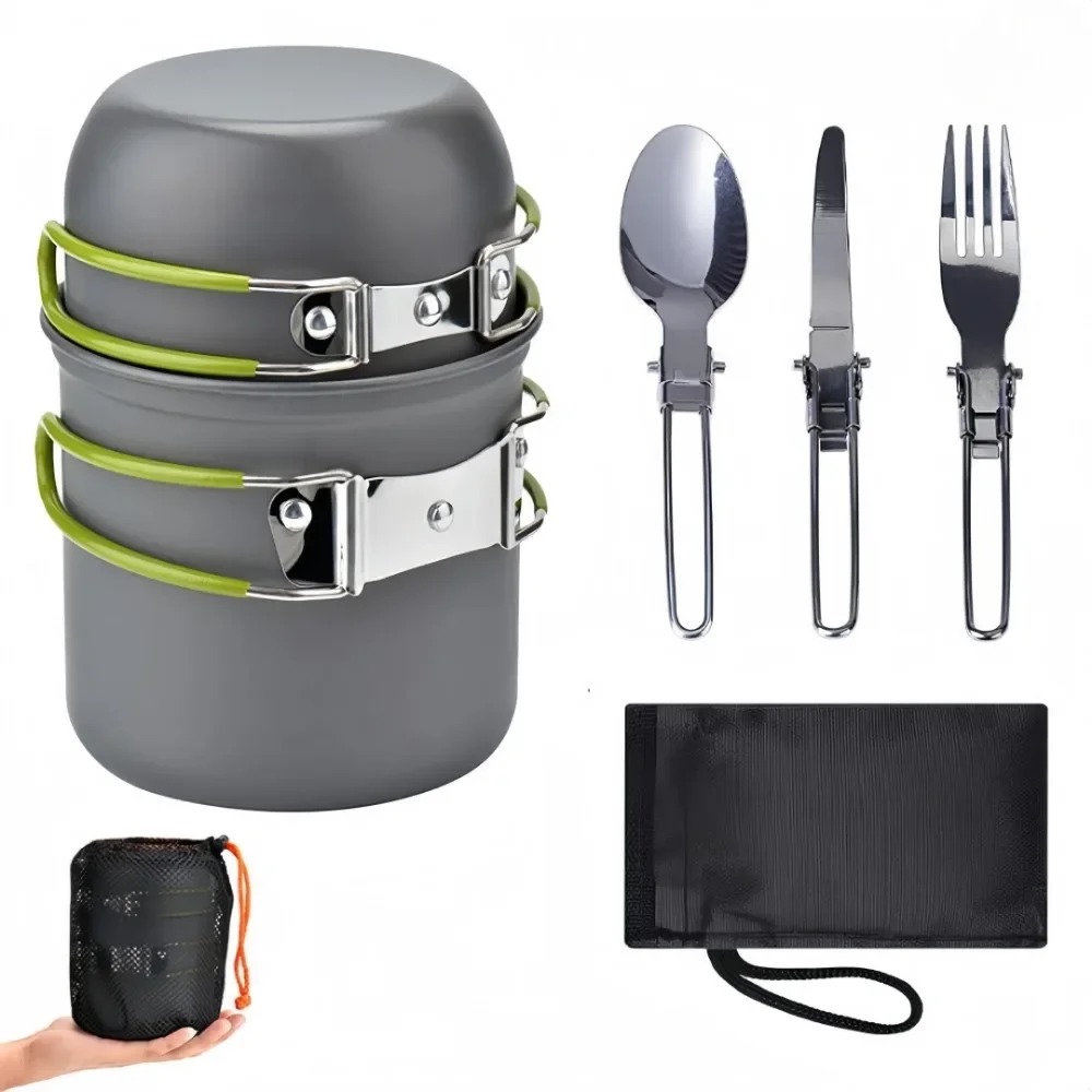 Pentole portatili Set da cucin - Camping Cooking Equipment Bag recensione e prezzo