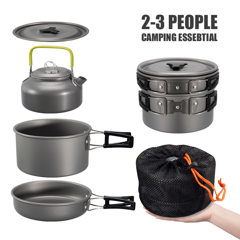 WESTTUNE Kit di pentole da cam - Camping Cooking Tin recensione e prezzo