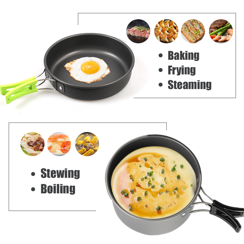 WESTTUNE Kit di pentole da cam - Camping Cooking Tin recensione e prezzo
