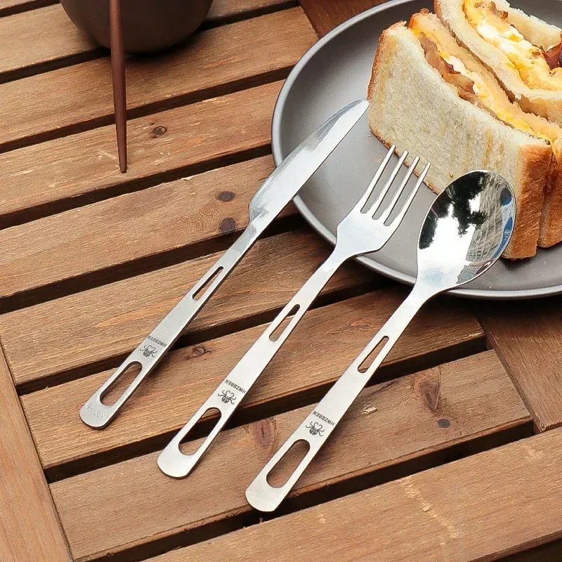 HWZBBEN Titanium Fork Spoon Kn - Camping Cooking And Cutlery Set recensione e prezzo