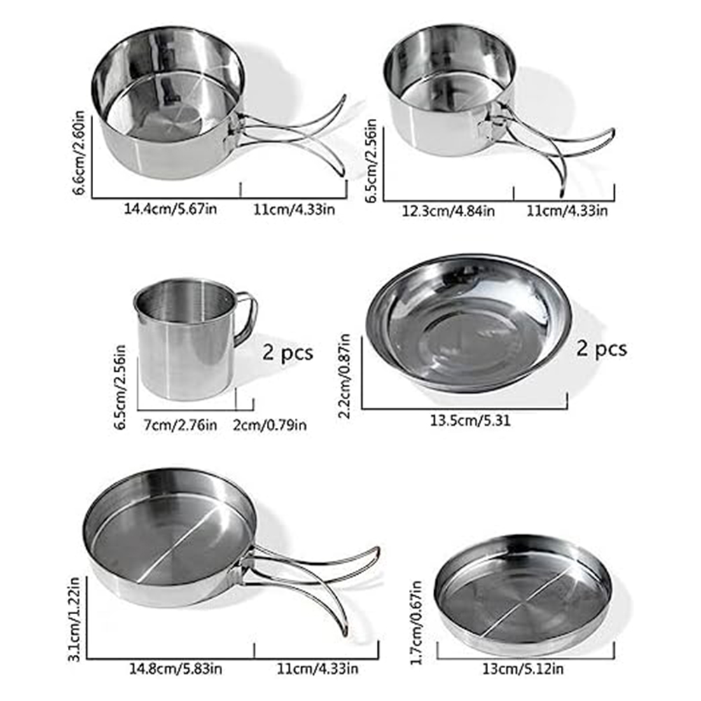12,5 cm D, 5,7 cm H Pentole da - Camping Cooking Easy recensione e prezzo