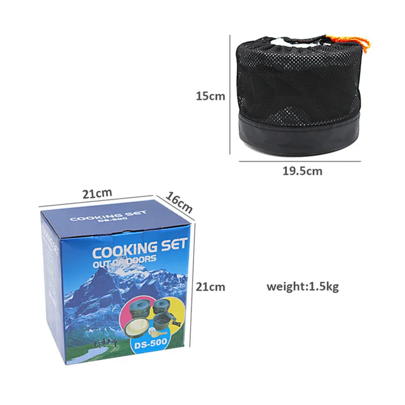 Set di pentole da campeggio po - Nesting Camping Cooking Set recensione e prezzo