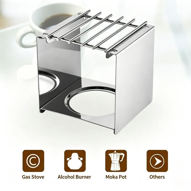 Supporto Quadrato in Acciaio I - Camping Cooking Tin recensione e prezzo