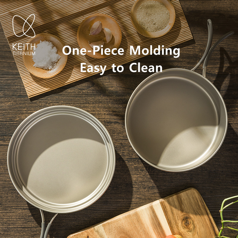 Keith Set di Pentole in Titani - Nesting Camping Cooking Set recensione e prezzo