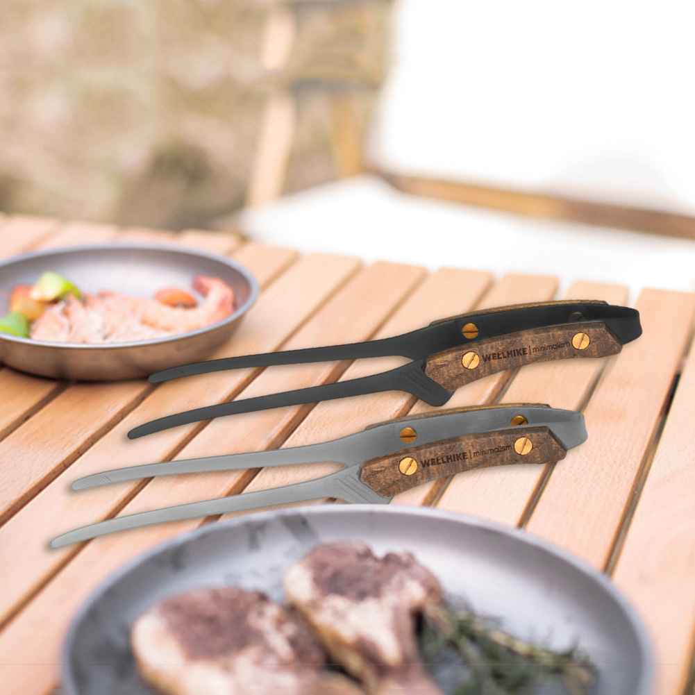 Clip per carne da picnic Grigl - Vintage Camping Cooking Set recensione e prezzo