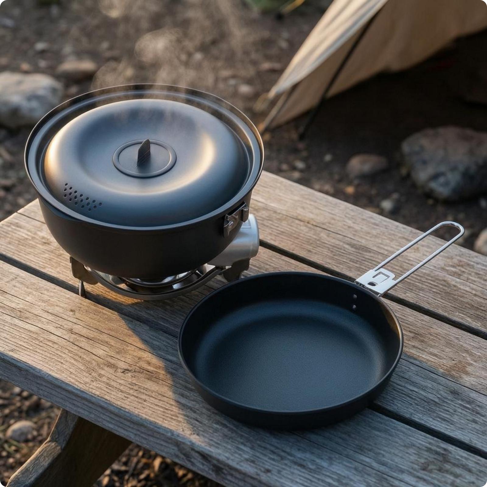 Set di Utensili da Cucina per  - Nesting Camping Cooking Set recensione e prezzo