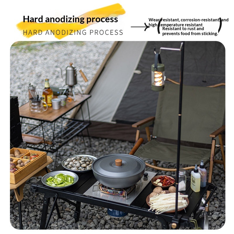 Wok da esterno in lega di allu - Camping Cooking Wok recensione e prezzo