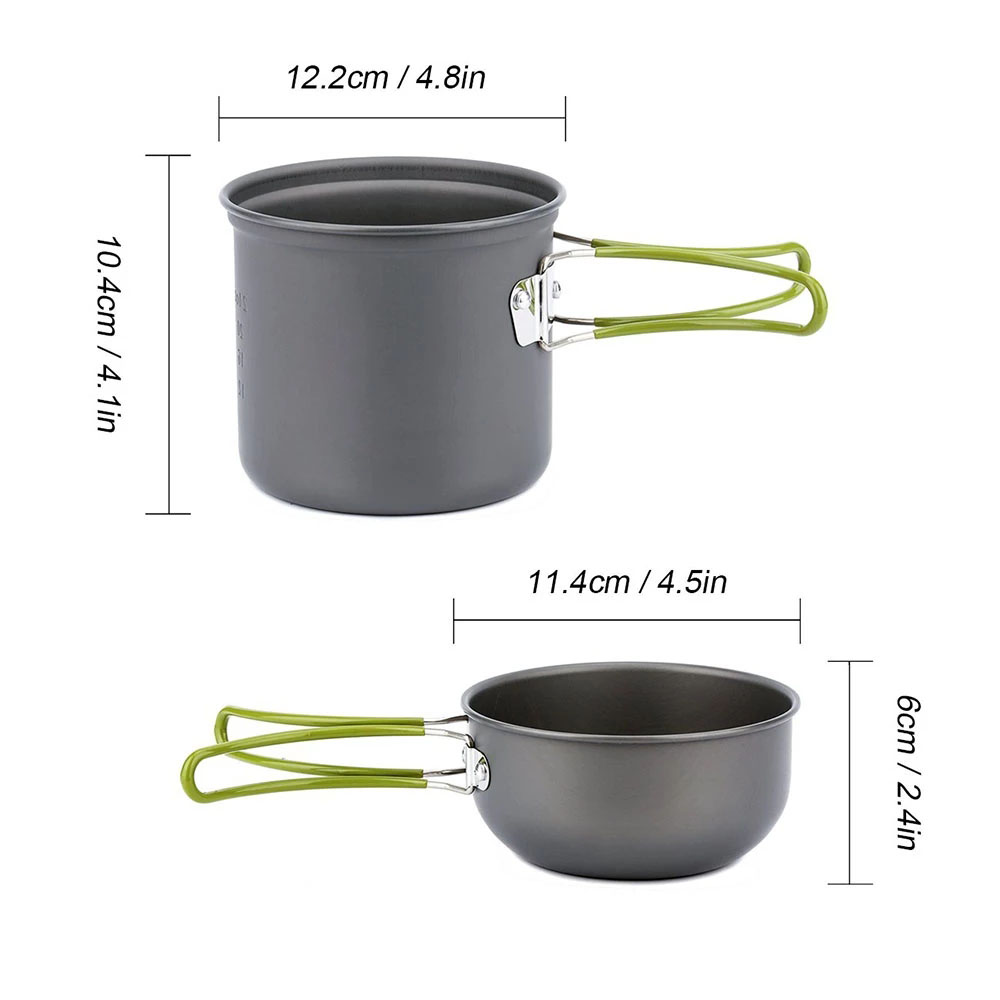 Kit di pentole da campeggio co - Camping Cooking Utensil Bag recensione e prezzo