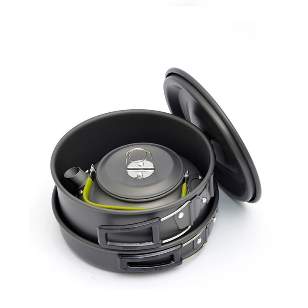 Set di pentole da cucina impil - Camping Cooking Equipment Bag recensione e prezzo