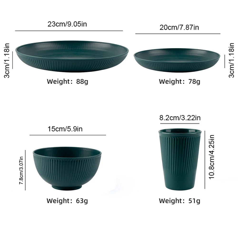Set di posate in paglia di gra - Camping Cooking And Eating Set recensione e prezzo